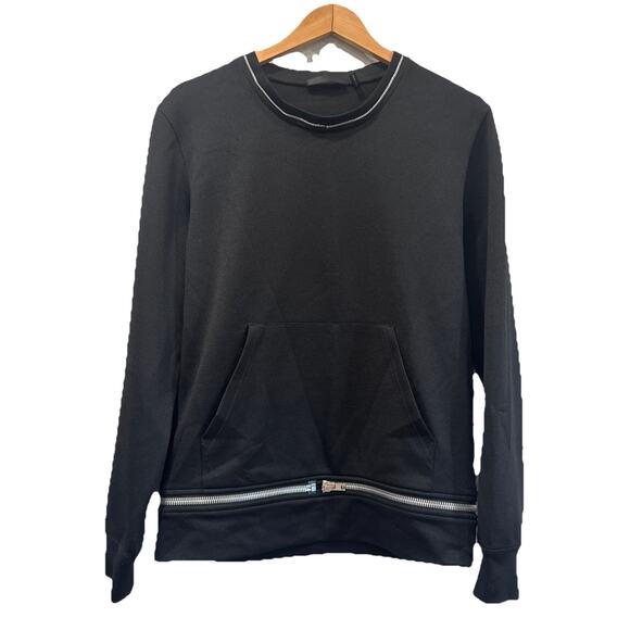 Helmut Lang Men's Black Detachable Zip Away Sweater Size Small - Picture 1 of 4